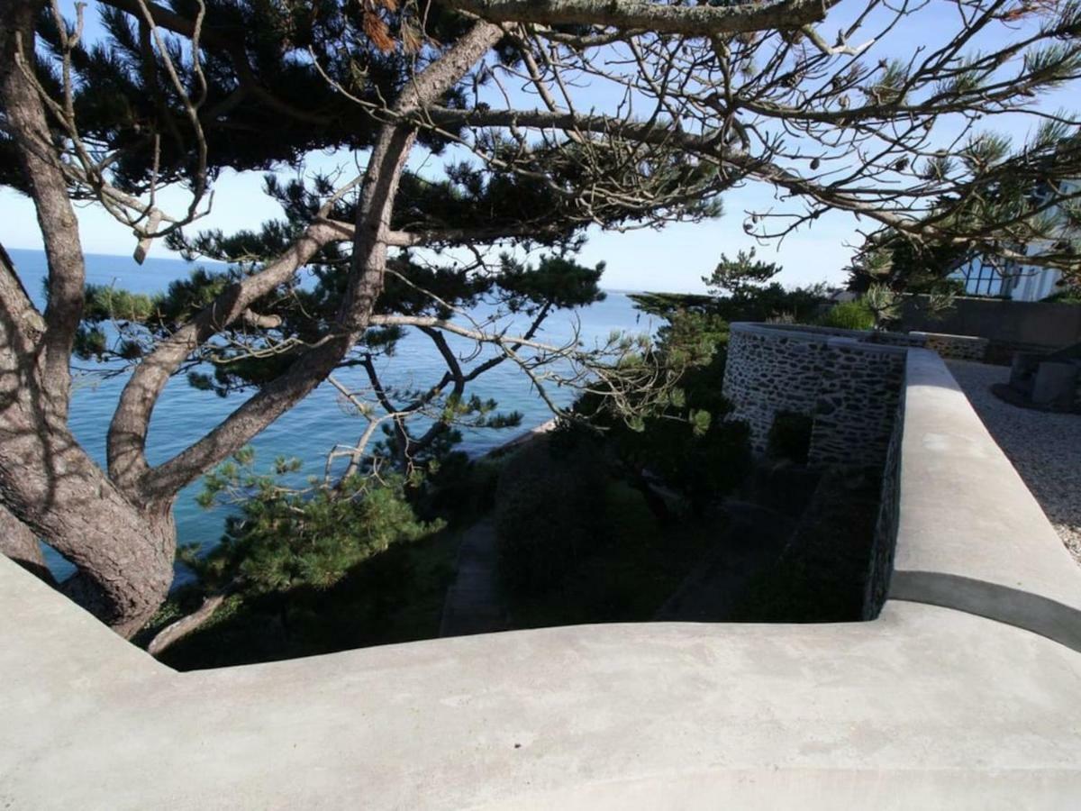 Les Roches Grises, Luxueuse Villa Face Mer, 4Etoiles, Spa Et Jardin Panoramique, Societe La Clef Decamp Granville Exterior photo